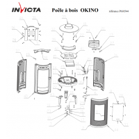 Піч камінна Invicta Okino antracyt