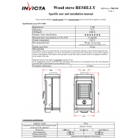 Піч камінна Invicta Remilly antracyt