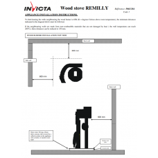 Печь камин Invicta Remilly antracyt
