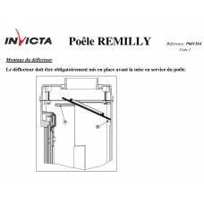 Печь камин Invicta Remilly antracyt