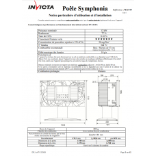 Печь каминная Invicta Symphonia antracyt