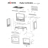 Піч камінна Invicta Samara antracyt