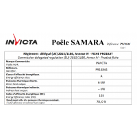 Піч камінна Invicta Samara antracyt