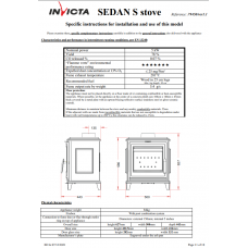 Печь камин Invicta Sedan S antracyt