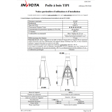 Печь каминная Invicta Tipi antracyt