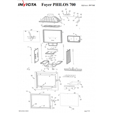Камінна топка Invicta Philos 700 шибер