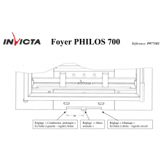 Камінна топка Invicta Philos 700 шибер