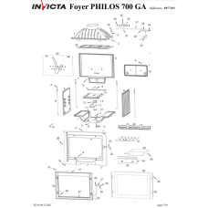 Камінна топка Invicta Philos 700 шибер Grand Angle