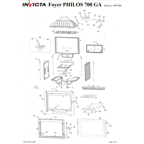Камін Invicta Philos 700 шибер Grand Angle ➡️купити Львів Камін Invicta Philos 700 шибер Grand Angle ➡️купити Львів