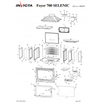 Камінна топка Invicta Selenic 700 тристороння з шибером 