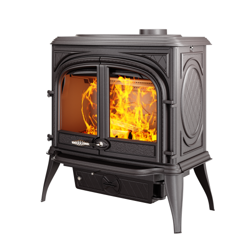 Піч камін чавун KAWMET Premium S8 HELIOS (13.9 kW) ECO для постійного використання ➡️ печі каміни Львів 