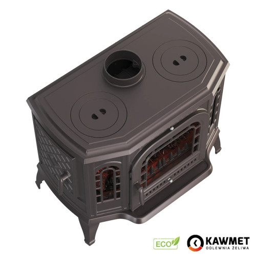 Піч камін з варильною поверхнею KAW-MET P7 (10.5 kW) EKO LB для приготування їжі Піч камін з варильною поверхнею KAW-MET P7 (10.5 kW) EKO LB для приготування їжі