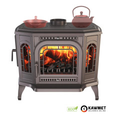 Чугунная печь с варочной поверхностью KAWMET P7 (10.5 kW) EKO LB
