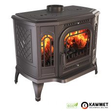 Чугунная печь с варочной поверхностью KAWMET P7 (10.5 kW) EKO PB