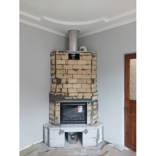Камін для опалення з чавуну KAW-MET W17 Dekor (12.3 kW) EKO ➡️ купити Львів