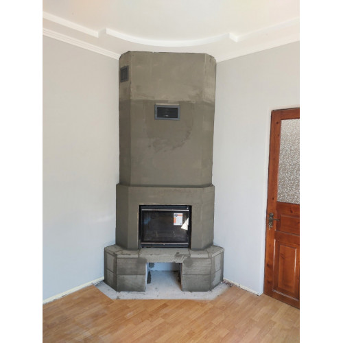 Камін для опалення з чавуну KAW-MET W17 Dekor (12.3 kW) EKO ➡️ купити Львів
