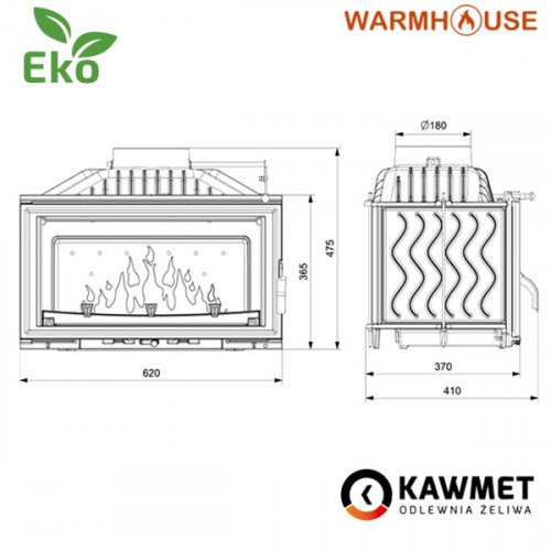 Камінна топка KAWMET W16 (9.4 kW) EKO ➡️ купити Львів ➡️ доставка Миколаїв, Ізмаїл, Білгород - Дністровський Камінна топка KAWMET W16 (9.4 kW) EKO ➡️ купити Львів ➡️ доставка Миколаїв, Ізмаїл, Білгород - Дністровський