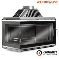 Камінна топка KAWMET W16 з лівим боковим склом без рами (13.5 kW) 