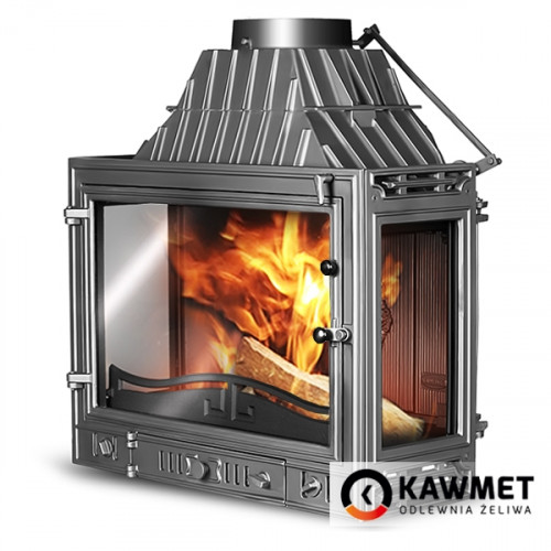 Камінна топка KAWMET W3 трьохстороння (16.7 kW)➡️купити Львів➡️доставка Черкаси, Золотоноша, Лубни