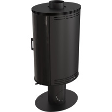 Печь каминная Kratki Koza AB S/N/O/DR GLASS кафель черный 