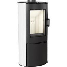 Печь каминная Kratki Koza AB S/DR кафель белый 