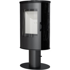 Печь каминная Kratki Koza AB S/N/O/DR кафель черный 