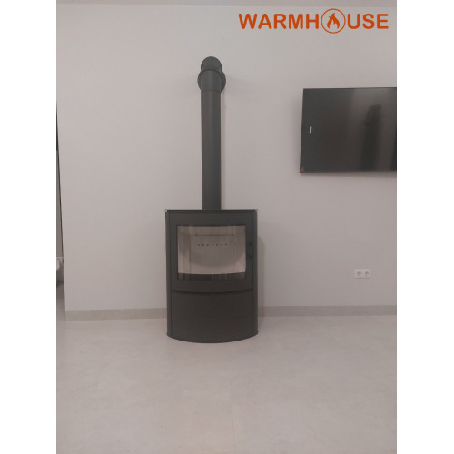 Дров'яна сталева пічка камінна Kratki Koza AB 2 Ø 150мм / 10 кВт ➡️ магазин WARMHOUSE Львів