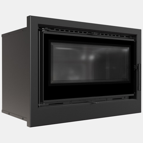 Камін касетного типу Kratki Arke 70 на дрова 8 кВт / Ø 150мм black thermotec ➡️ інтернет - магазин WARMHOUSE Львів