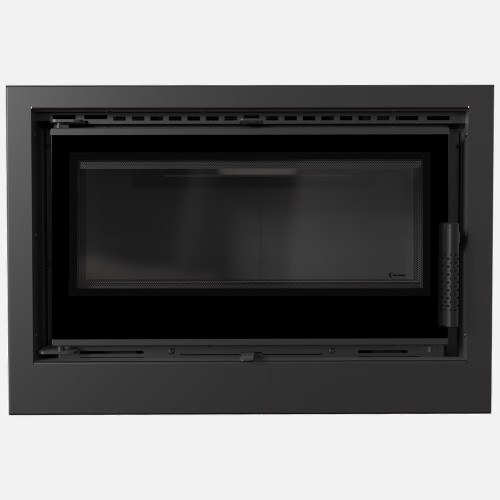 Камін касетного типу Kratki Arke 70 на дрова 8 кВт / Ø 150мм black thermotec ➡️ інтернет - магазин WARMHOUSE Львів