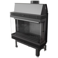 Камінна топка Kratki Blanka 12 670/570 ліва/права BS black thermotec