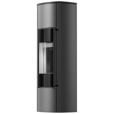 Печь каминная Kratki Koza AB Enyo R W высокая 5,5 кВт black thermotec