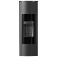 Піч камінна Kratki Koza AB Enyo R W висока 5,5 кВт black thermotec