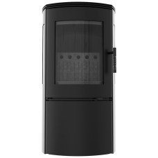 Печь каминная Kratki Falcon 9 view black thermotec