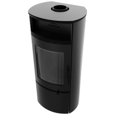 Печь каминная Kratki Falcon 9 w black thermotec
