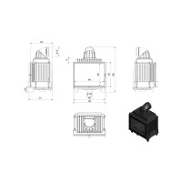 Камінна топка Kratki Franek 12 Deco