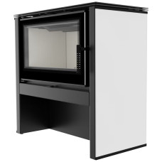 Печь каминная Kratki Juno 12 белая 