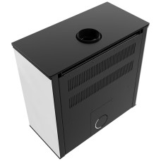 Печь каминная Kratki Juno 12 белая 