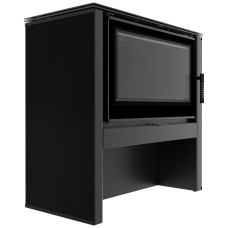 Печь каминная Kartki Juno 12 черная black thermotec