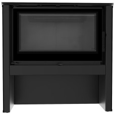 Печь каминная Kartki Juno 12 черная black thermotec