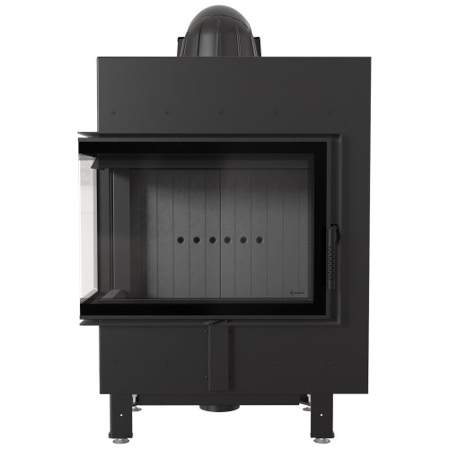 Сталевий камін дров'яний Kratki Lucy лівий 12 кВт / Ø 200 мм black thermotec ➡️ інтернет - магазин WARMHOUSE Львів Сталевий камін дров'яний Kratki Lucy лівий 12 кВт / Ø 200 мм black thermotec ➡️ інтернет - магазин WARMHOUSE Львів