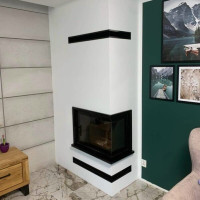 Камінна топка Kratki Lucy 12 права BS black thermotec