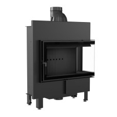 Камінна топка Kratki Lucy 14 Slim права BS black thermotec