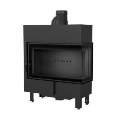 Камінна топка Kratki Lucy 14 Slim права BS black thermotec