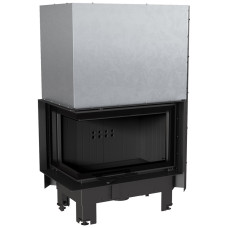 Камінна топка Kratki MBM 10 ліва BS гільйотина гнуте скло black thermotec