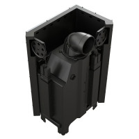 Камінна топка Kratki MBM 10 ліва BS гільйотина black thermotec