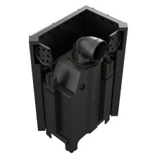 Камінна топка Kratki MBM 10 ліва BS гільйотина black thermotec