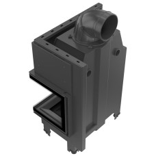 Камінна топка Kratki MBM 10 права BS black thermotec