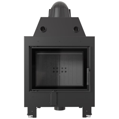 Сталевий камін Kratki MBM 10 кВт Ø 200 мм black thermotec ➡️ магазин WARMHOUSE Львів
