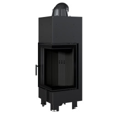 Камінна топка Kratki MBN 10 права BS black thermotec