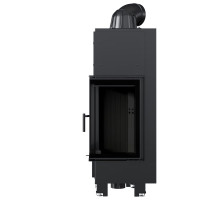 Камінна топка Kratki MBN 10 права BS black thermotec